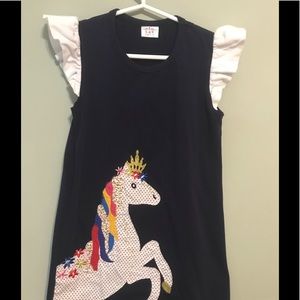 Little girls unicorn dress